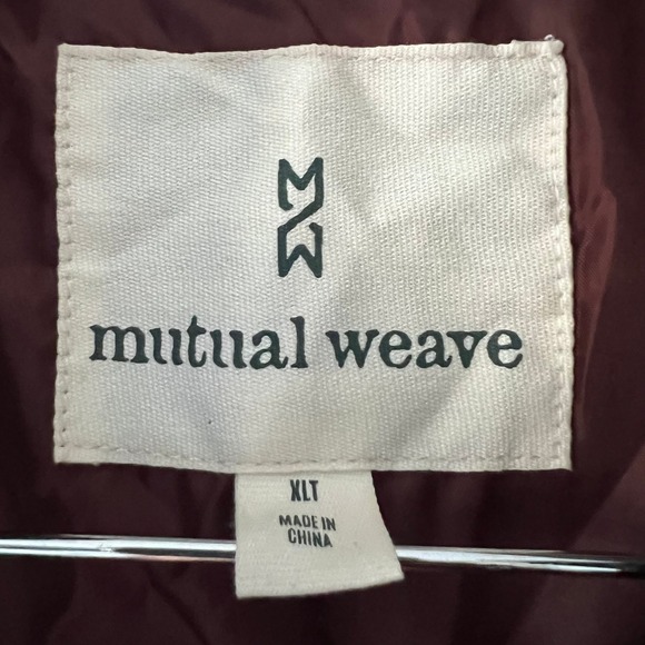 Mutual Weave Men's Quilted Vest Full Zip Sleeveless Jacket Blue XLT - Picture 4 of 5